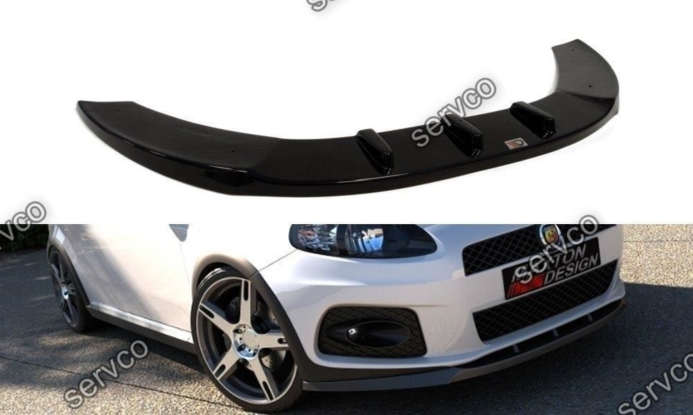 Prelungire splitter bara fata Fiat Grande Punto Abarth 2007-2010 v3 - Maxton Design
