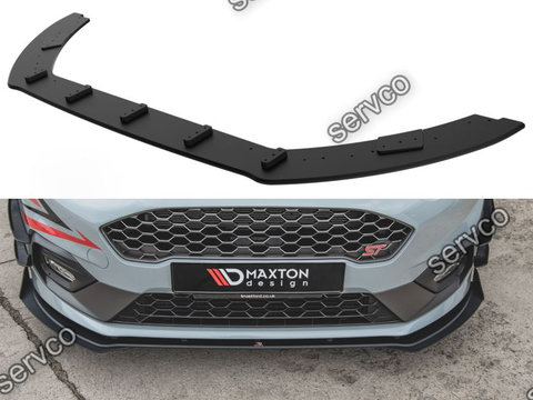 Prelungire splitter bara fata Ford Fiesta Mk 8 ST ST-Line 2017- v23 - Maxton Design