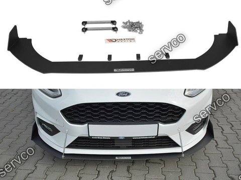 Prelungire splitter bara fata Ford Fiesta Mk 8 ST-Line 2018- v1 - Maxton Design