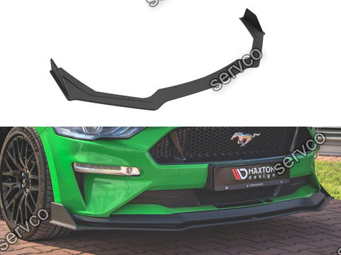 Prelungire splitter bara fata Ford Mustang GT MK6 Facelift 2017- v8 - Maxton Design