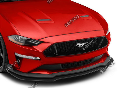 Prelungire splitter bara fata Ford Mustang Ecoboost, GT Chin Spoiler 2018-2021 v1