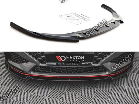 Prelungire splitter bara fata Hyundai I30 N Hatchback Fastback Mk3 Facelift 2020- v12 - Maxton Design