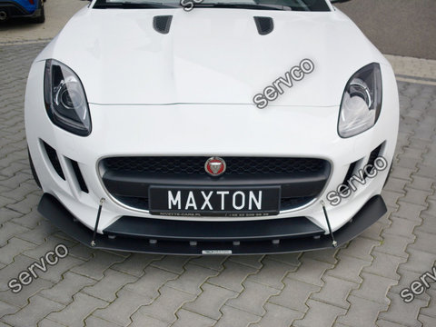 Prelungire splitter bara fata Jaguar F-Type 2013- v1 - Maxton Design