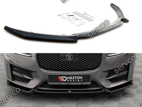 Prelungire splitter bara fata Jaguar XF R-Sport Mk2 2015-2020 v4 - Maxton Design