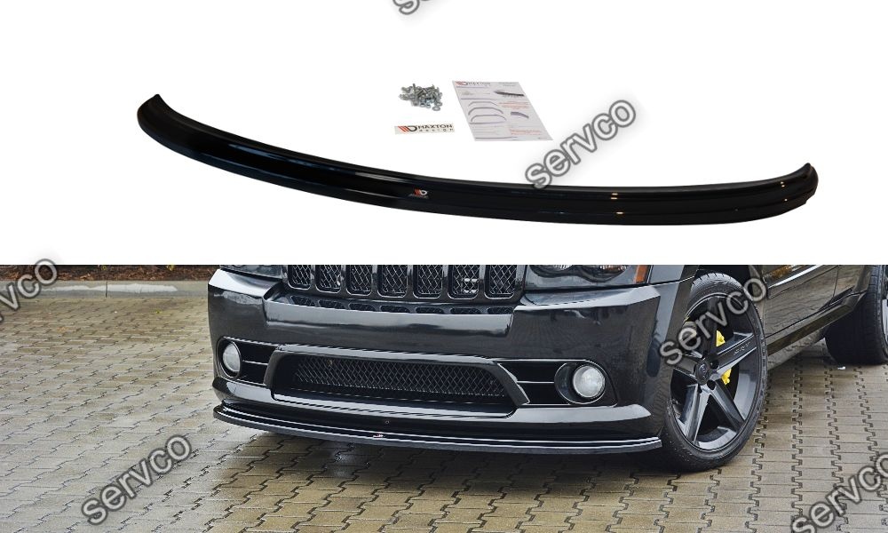 Prelungire splitter bara fata Jeep Grand Cherokee WK STR8 2005-2010 v1 - Maxton Design