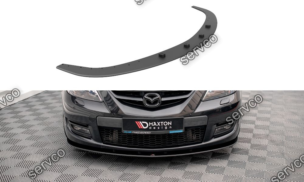 Prelungire splitter bara fata Mazda 3 MPS Mk1 2006-2008 v8 - Maxton Design