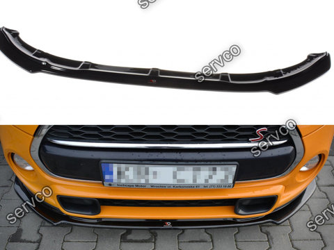 Prelungire splitter bara fata Mini Cooper S Mk3 F56 2014-2017 v1 - Maxton Design