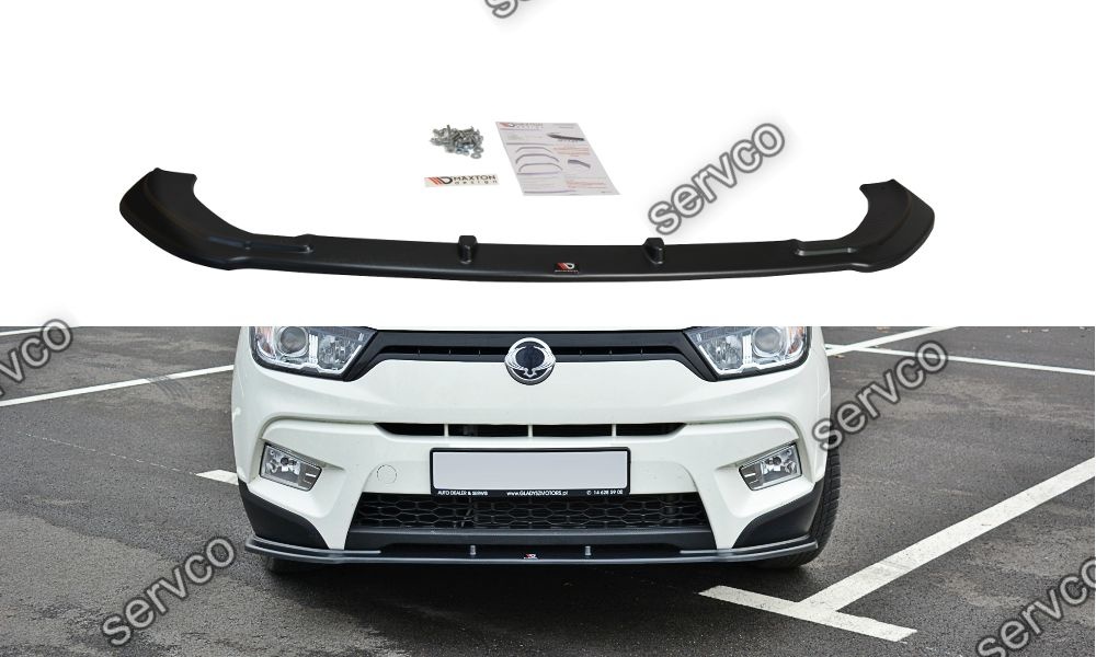 Prelungire splitter bara fata Ssang Yong Tivoli 2015- v1 - Maxton Design