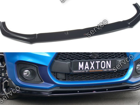 Prelungire splitter bara fata Suzuki Swift Mk6 Sport 2018- v1 - Maxton Design