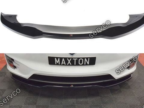 Prelungire splitter bara fata Tesla Model X 2015- v2 - Maxton Design