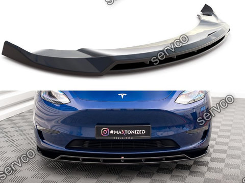 Prelungire splitter bara fata Tesla Model Y 2020- v2 - Maxton Design