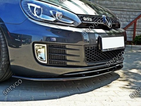 Prelungire splitter bara fata Volkswagen Golf 6 GTI 2008-2012 v5 - Maxton Design