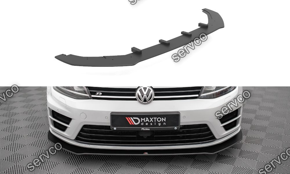 Prelungire splitter bara fata Volkswagen Golf 7 R 2013-2016 v26 - Maxton Design