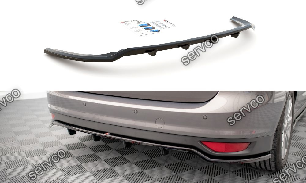 Prelungire splitter bara spate Ford C-Max Mk2 2010-2014 v1 - Maxton Design