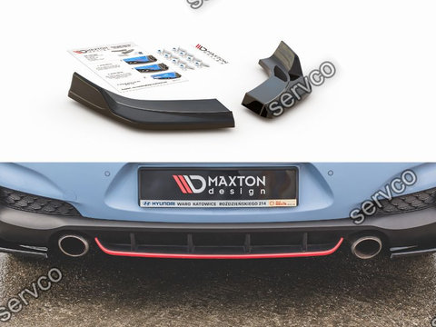 Prelungire splitter bara spate Hyundai I30 N Mk3 Hatchback 2017- v9 - Maxton Design