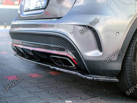Prelungire splitter bara spate Mercedes GLA 45 AMG SUV X156 2014-2017 v2 - Maxton Design