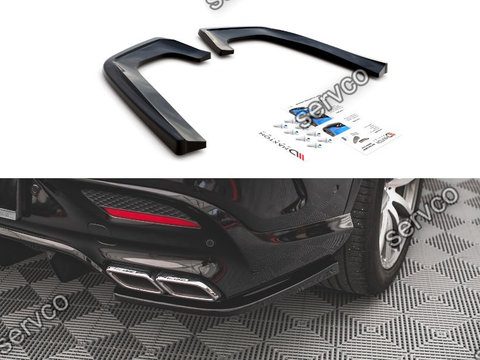 Prelungire splitter bara spate Mercedes GLE Coupe 63AMG C292 2015-2019 v2 - Maxton Design