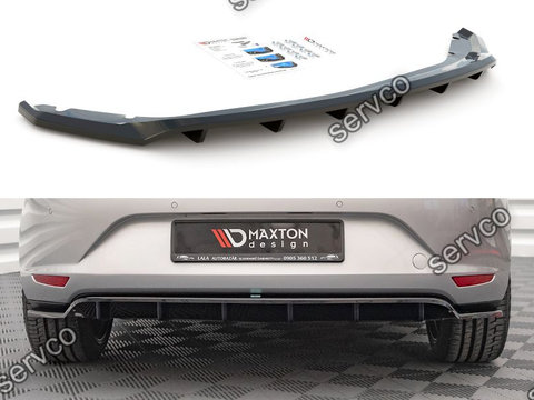 Prelungire splitter bara spate Seat Leon Hatchback Mk3 2012-2016 v20 - Maxton Design