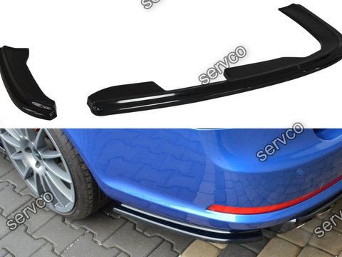 Prelungire splitter bara spate Skoda Octavia Mk2 RS Estate Combi Facelift 2009-2013 v3 - Maxton Design