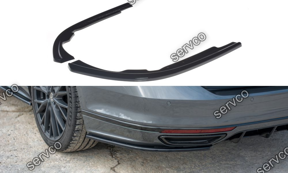 Prelungire splitter bara spate Volkswagen Passat B8 R-Line 2015- v3 - Maxton Design