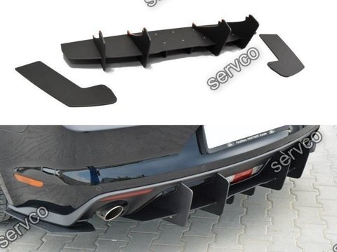 Prelungire splitter difuzor bara spate Ford Mustang Mk6 GT 2015-2020 v3 - Maxton Design