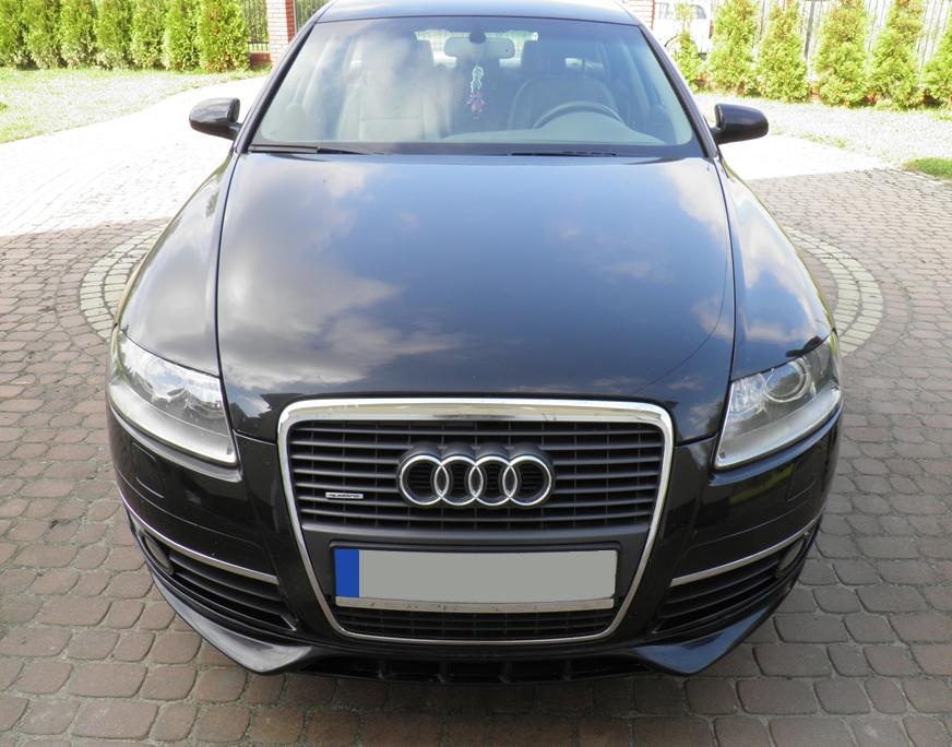 Prelungire spoiler bara fata Audi A6 C6 4F S line S6 RS6 2004 2005 2006 2007 2008 ver1