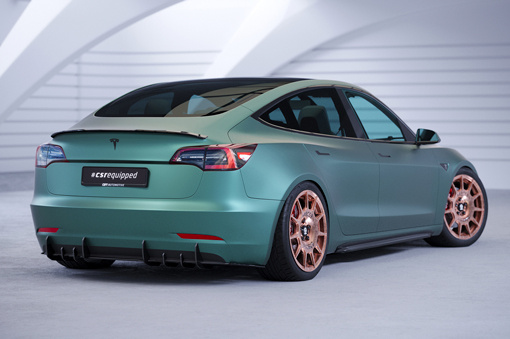 Prelungire spoiler difuzor fusta bara spate Tesla Model 3 HA413 omologat TUV
