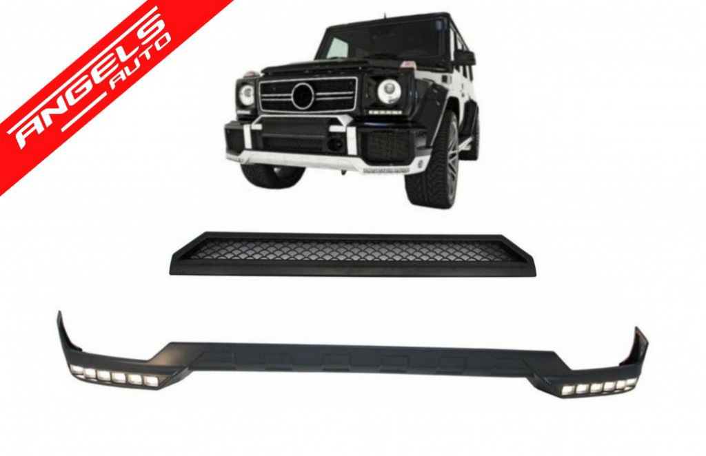 Prelungire superioara Bara Fata LED DRL compatibila cu Mercedes G-Class W463 (89-17)