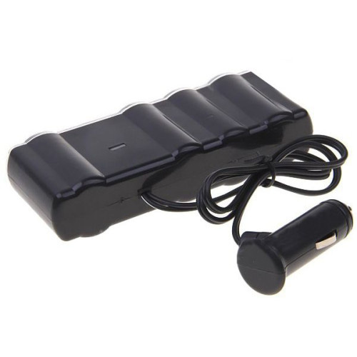 Prelungitor priza 4 cai auto si 2 USB WF4008 AL-TCT-5149