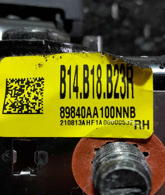 Pretensioner centura dreapta fata 89840a