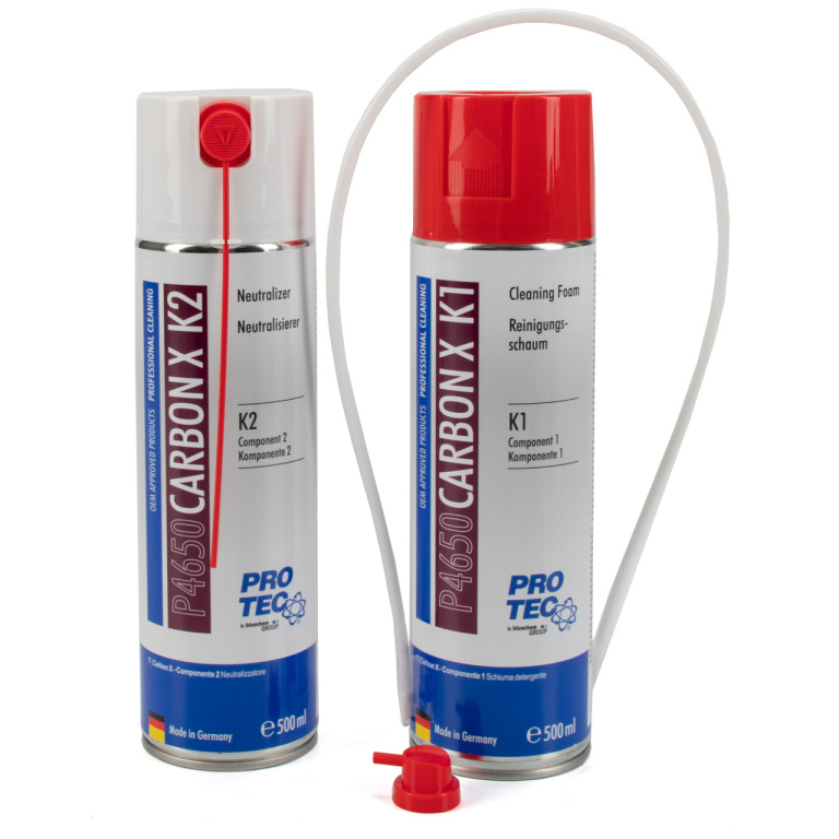 Pro Tec Carbon X K1 Kit Curatat Camera De Ardere Valva Egr-Turbina-Sistem Admisie (2 Componente) 500ML PRO4650