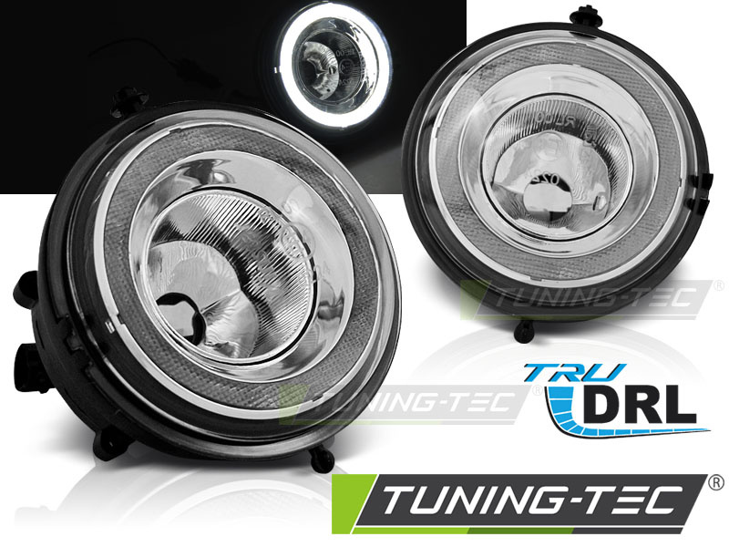 Proiectoare Ceata ANGEL EYES LED DRL compatibila BMW MINI COOPER R55, R56, R57