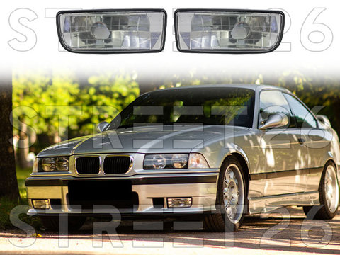 Proiectoare Ceata Lumini De Ceata Compatibil Cu BMW Seria 3 E36 (1991-2000) Crom
