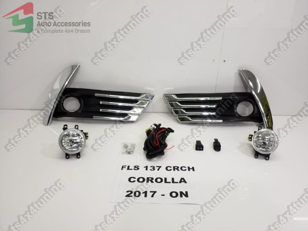 PROIECTOARE CU CROM ORNAMENT TOYOTA COROLLA 2017-2018