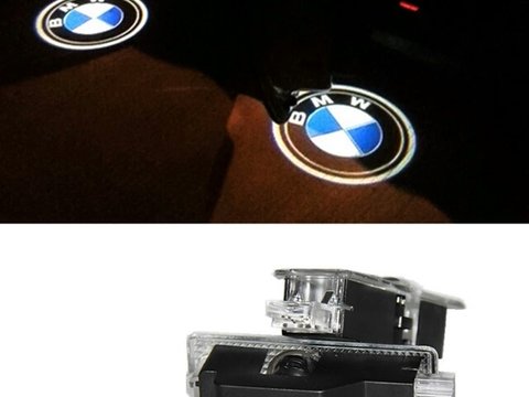 Proiectoare led dedicate cu logo BMW pentru portiere
