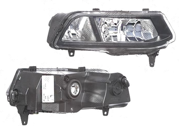 Proiector ceata Volkswagen Polo (6r), 05.2014-, fata, Dreapta, cu lumini de curbe, H8, cu becuri,