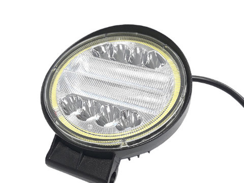 Proiector LED Angel 11cm Off Road ATV Suv, Jeep, Tractor, Barca, 72w