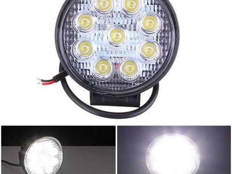 Proiector led rotund 27w 45mm off road