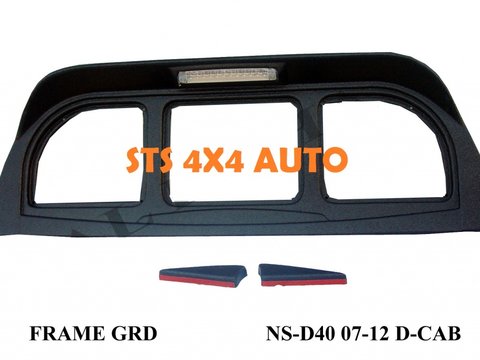 PROTECTIE GRILA SPATE NISSAN NAVARA D40 2006-2014 CU LUMIN