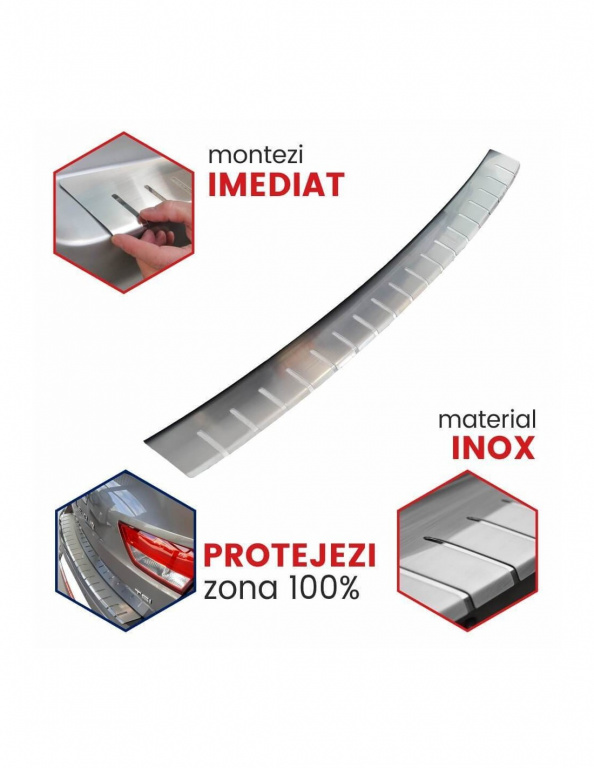 Protectie inox prag portbagaj BMW X6 F16