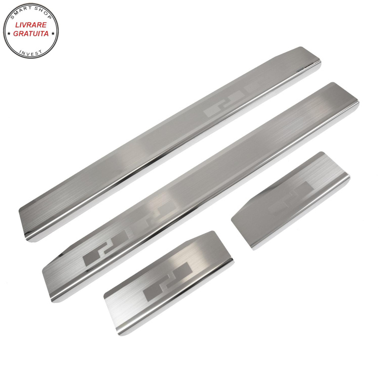 Protectie praguri usi inox Opel Vivaro A fabricatie 09.2001 - 08.2014, caroserie van #1- livrare gratuita