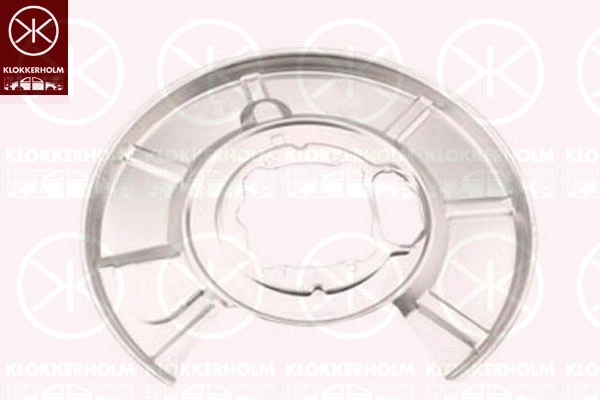 Protectie stropire,disc frana KLOKKERHOLM montare Axa spate dreapta 0066878 la masina BMW 5 (E60) 2001 2002 2003 2004 2005 2006 2007 2008 2009 2010