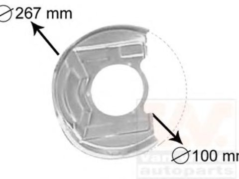 Protectie stropire,disc frana OPEL KADETT D (31_-34_, 41_-44_), OPEL MONZA E (39_, 49_), OPEL KADETT E Cabriolet (43B_) - VAN WEZEL 3730371