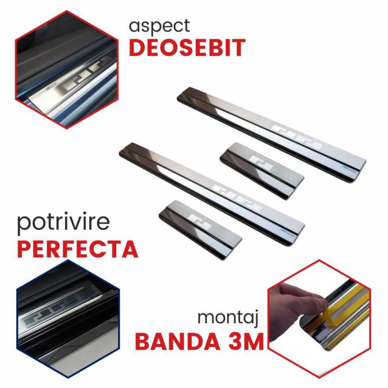 Protectii inox praguri usi Volkswagen Sh