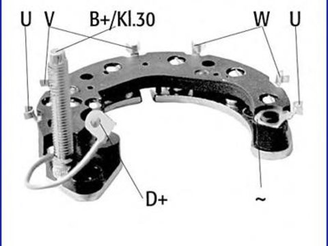 Punte diode FIAT CROMA (154), LANCIA DEDRA (835), LANCIA DELTA Mk II (836) - HCO 139084