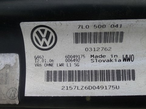 PUNTE SPATE DEZECHIPATA 7L0500041, VW TOUAREG 7L AUTOMAT, 3.0 BKS, 2005
