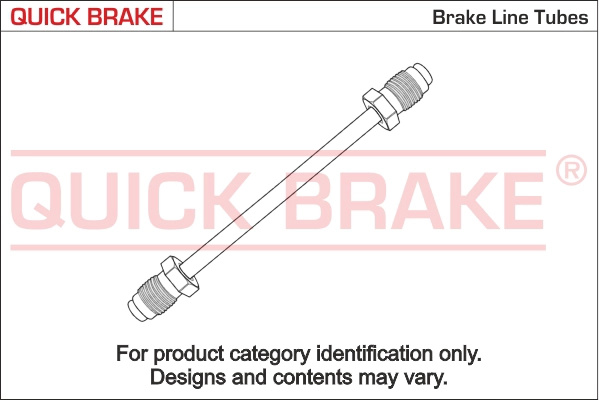 QUICK BRAKE Conducta frana CU-0610A-A la VW TRANSPORTER T3 bus (25_) 1979 1980 1981 1982 1983 1984 1985 1986 1987 1988 1989 1990 1991 1992