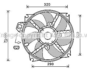 Racire RT7563 AVA QUALITY COOLING pentru Renault Megane Renault Gran Renault ScEnic Renault Grand