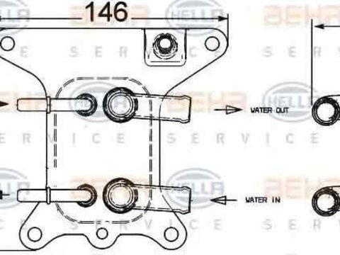 Racitor combustibil LAND ROVER DISCOVERY II LJ LT HELLA 8MK 376 749-791