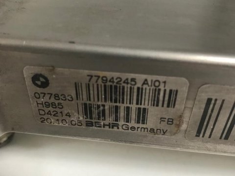 Racitor EGR BMW 320 d cod piesa 7794245